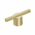 Amerock Transcendent 5/8 in 16 mm Center-to-Center Matte Gold Cabinet Pull BP741416MGMG